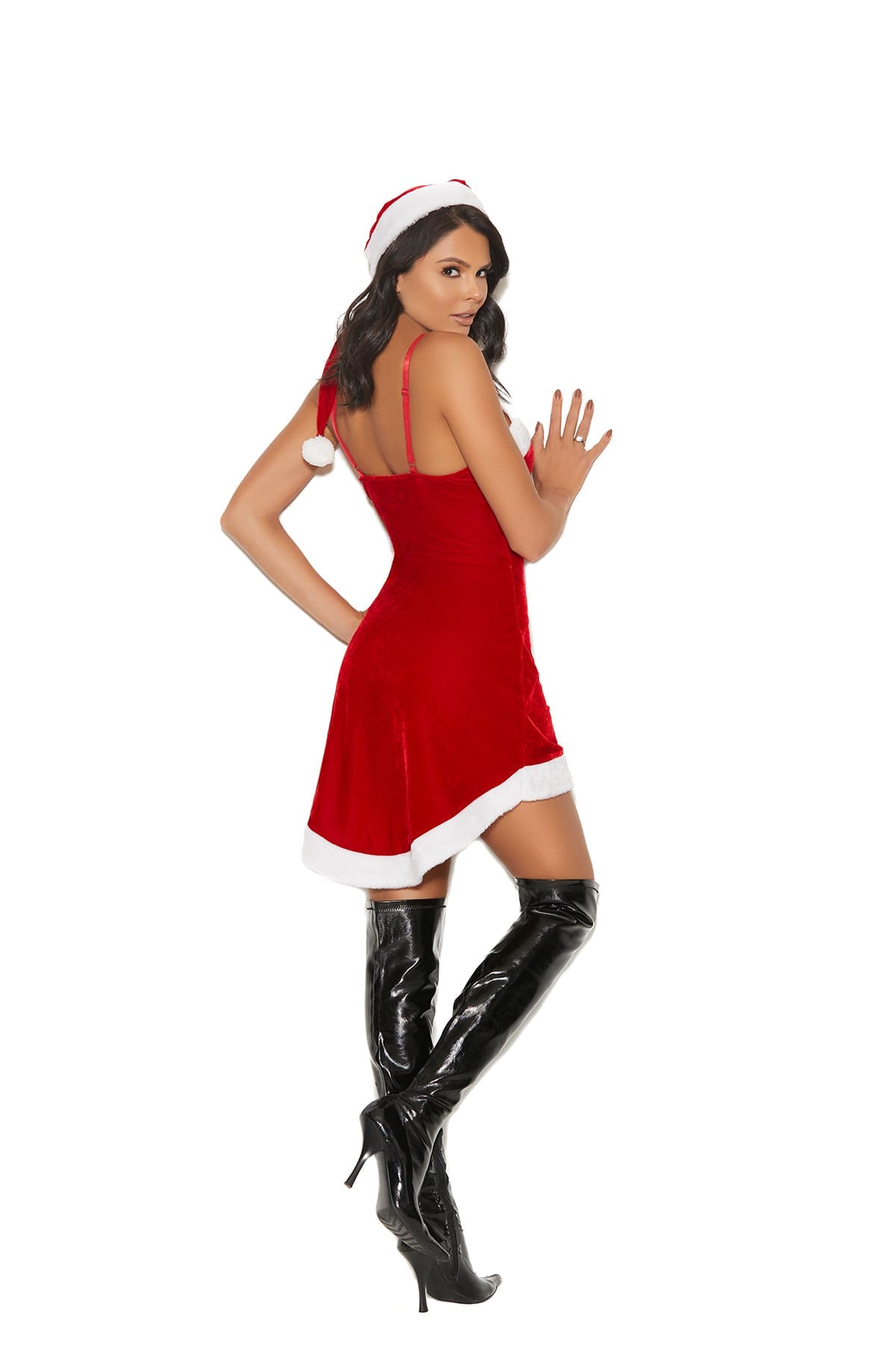 Sensual Moments Santa's Sweetie Costume, back view