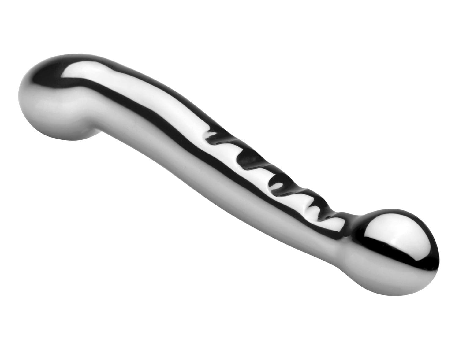 Sensual Moments Steel Elegance Dual Ended Dildo, photo 1