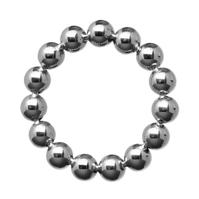 Sensual Moments Meridian 1.75 Inch Stainless Steel Beaded Cock Ring, photo 1