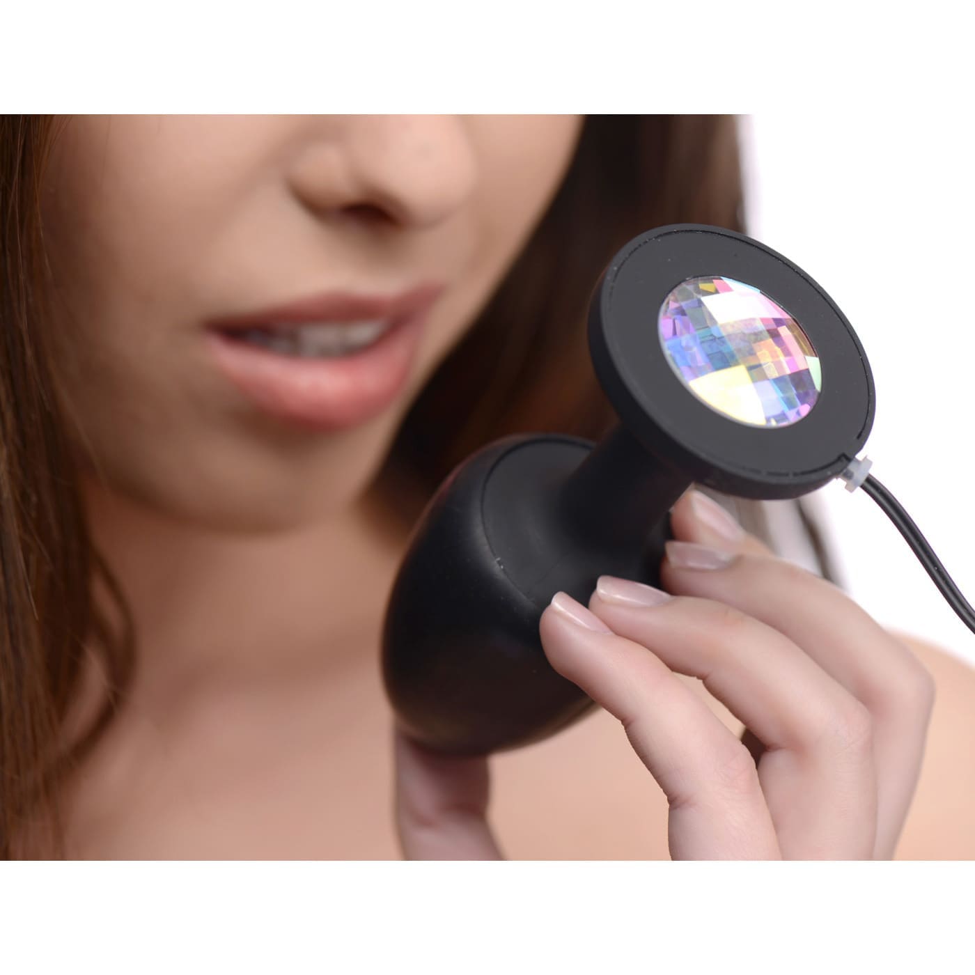 Sensual Moments Paragon Gem Accented Vibrating Anal Plug with Internal Stimulation, photo 1