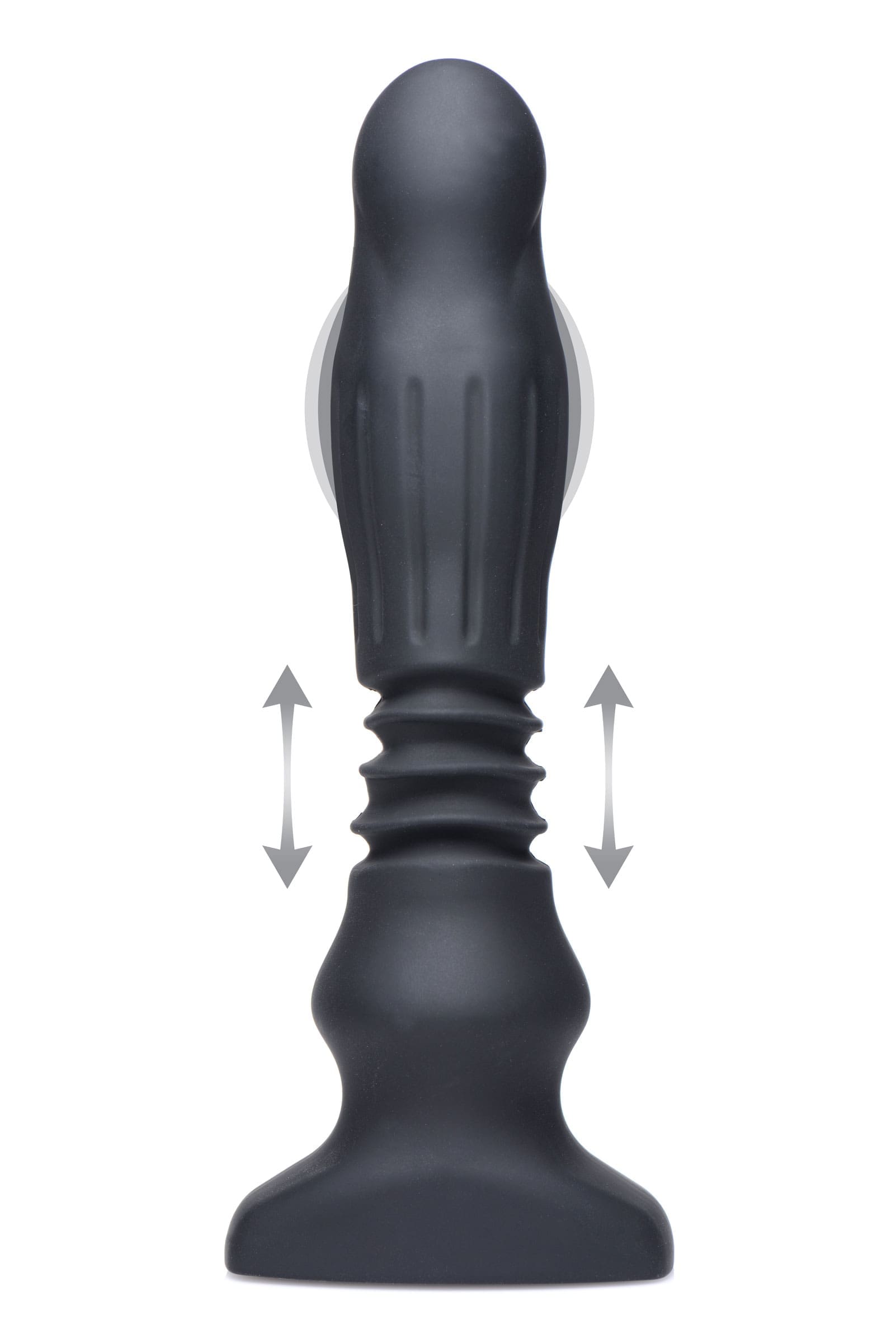 Sensual Moments Silicone Swelling and Thrusting Plug with Remote Control, photo 1