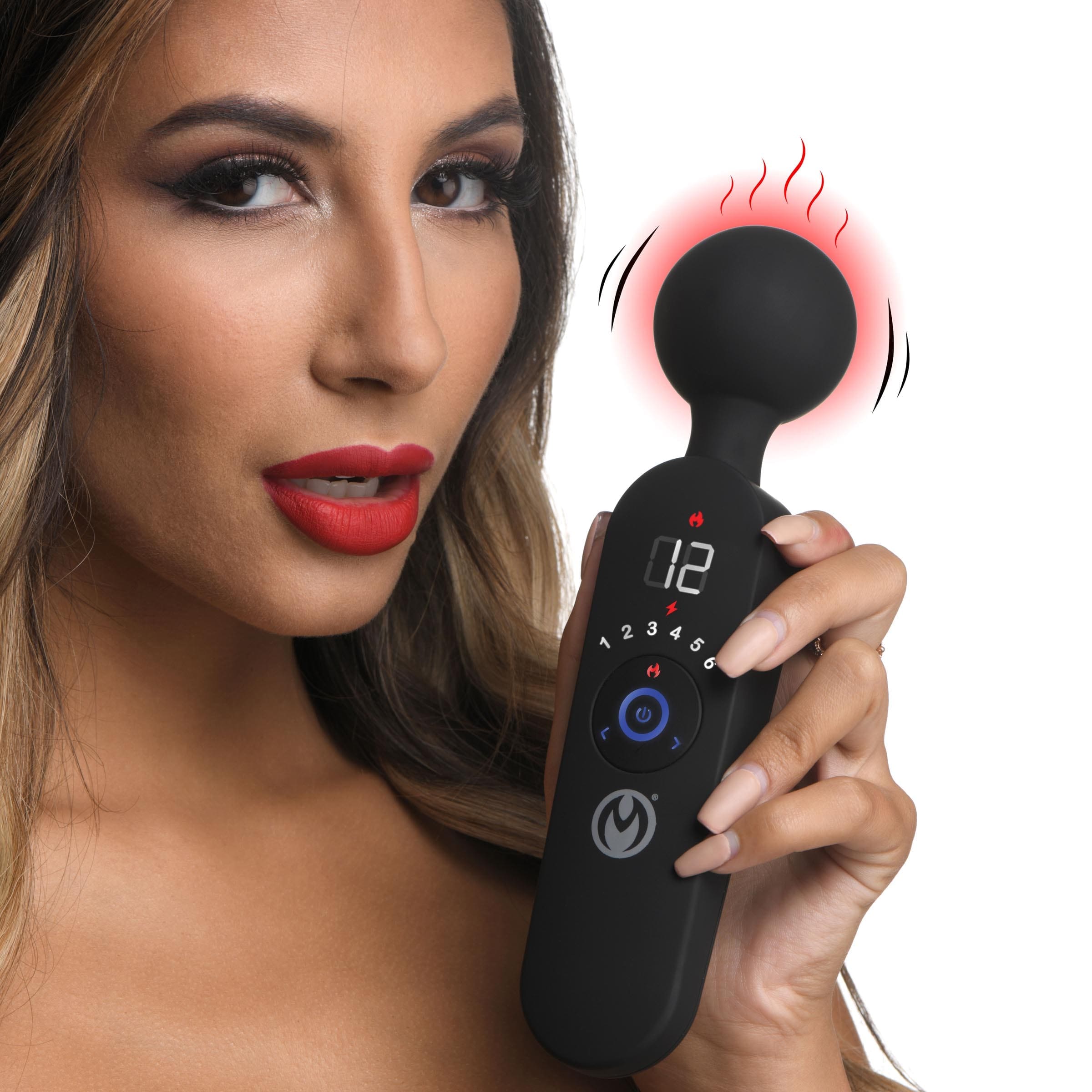 Sensual Moments 72X Silicone Heating Wand Massager, photo 1