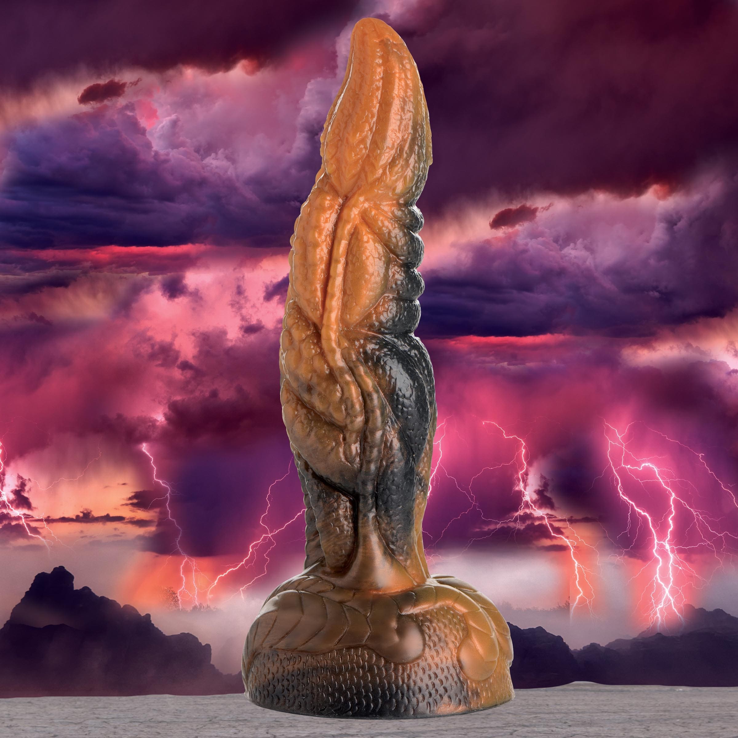 Sensual Moments Ravager Rippled Tentacle Silicone Dildo, photo 1