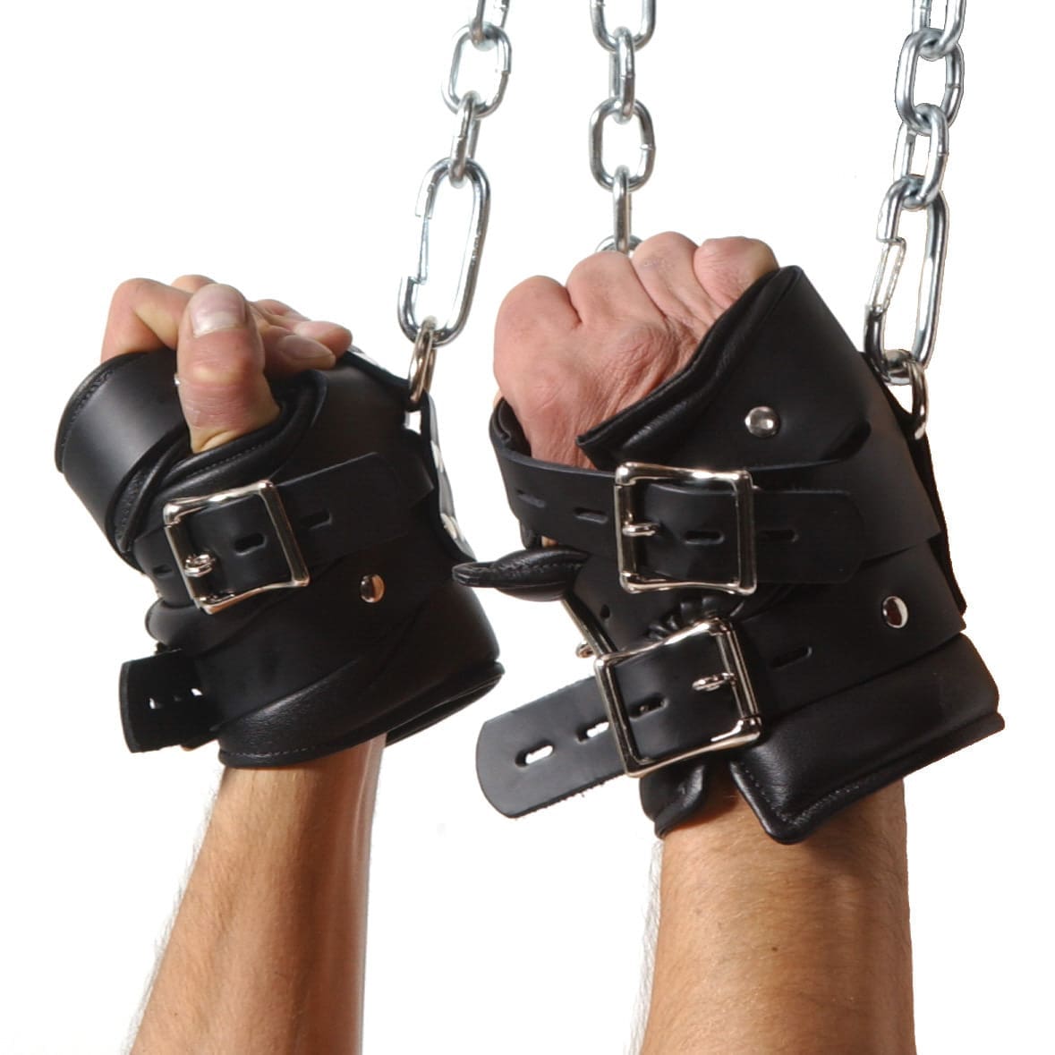 Sensual Moments Strict Leather Premium Suspension Wrist Cuffs, photo 1