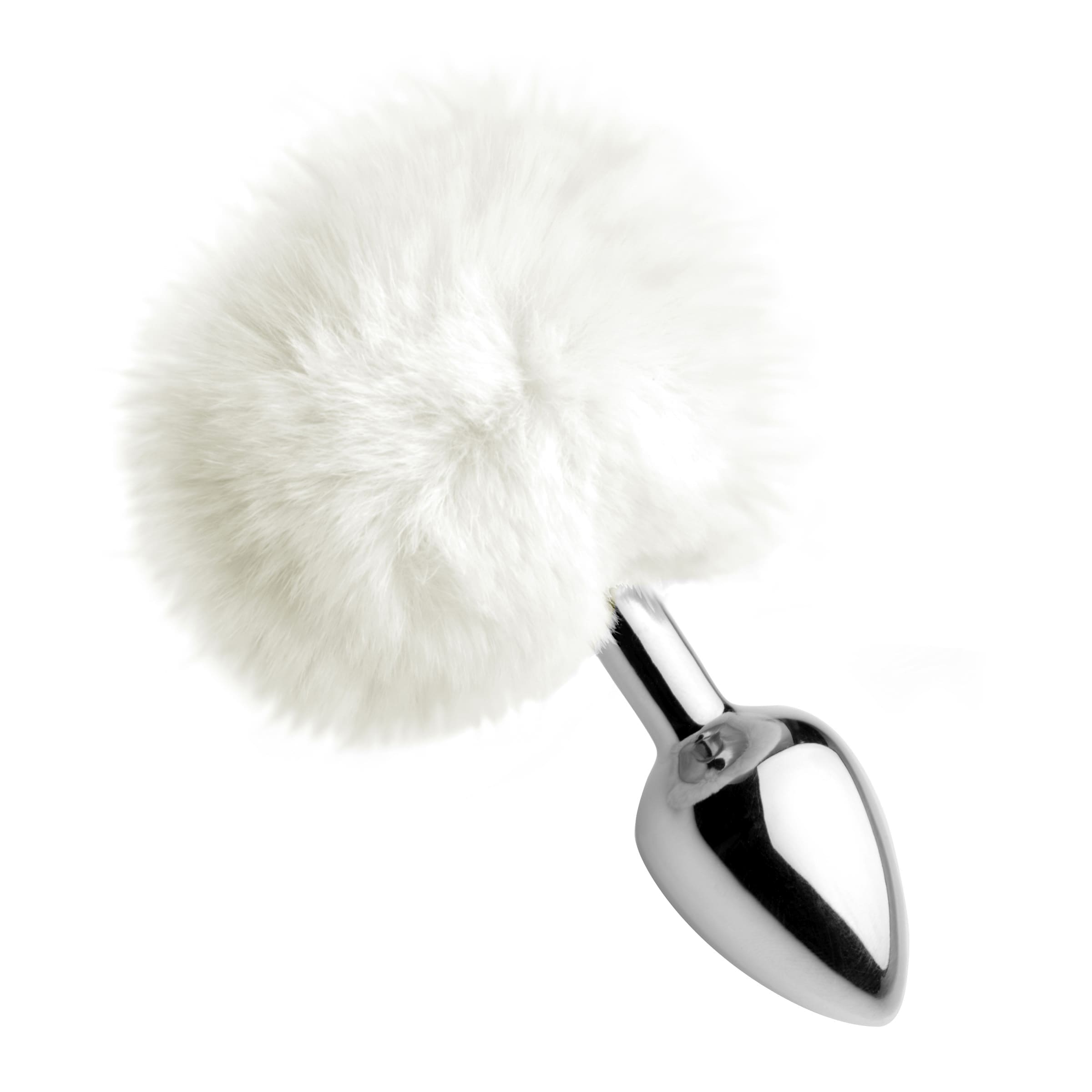 Sensual Moments White Fluffy Bunny Tail Anal Plug, photo 2