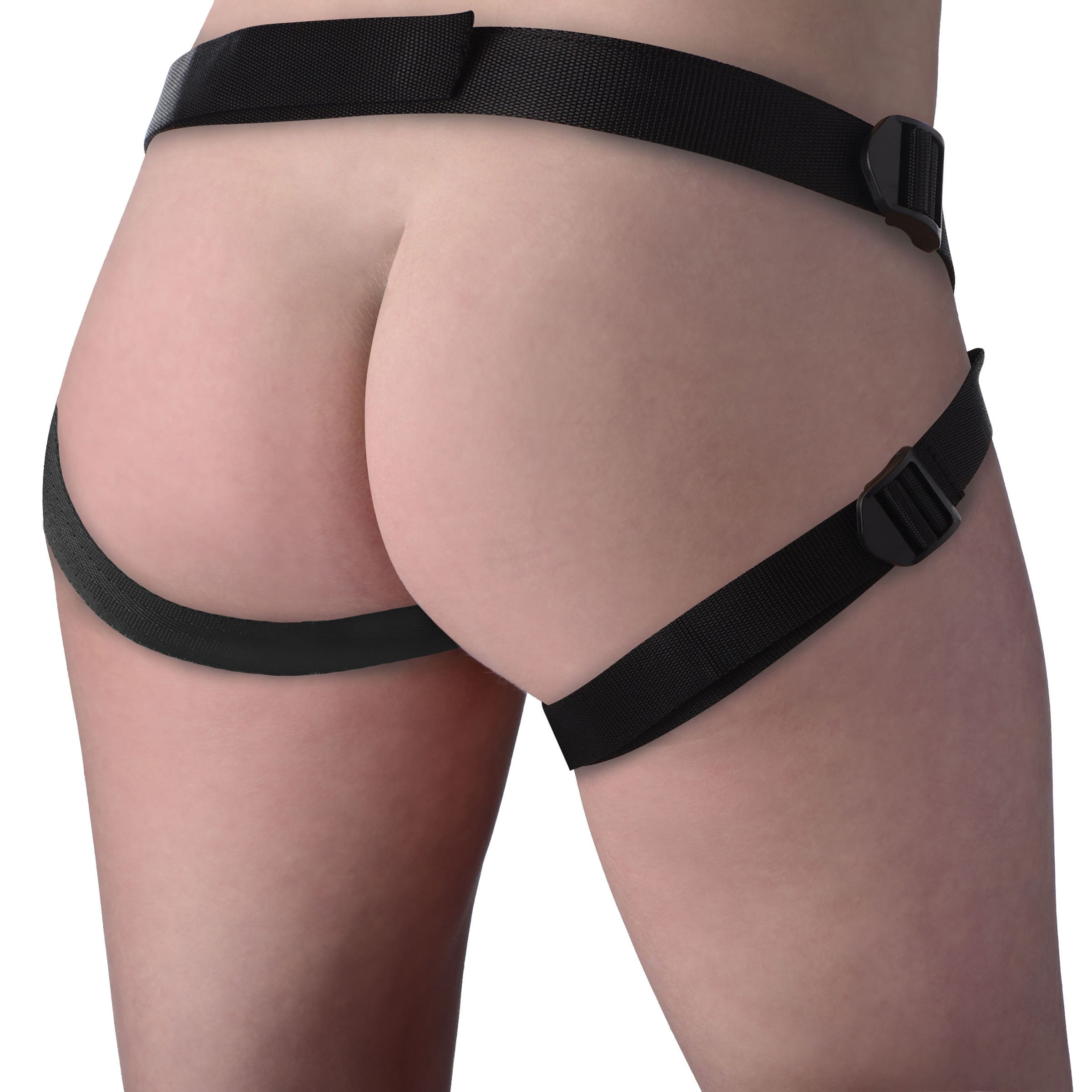 Sensual Moments Seducer 7 inch Silicone Dildo with Harness, photo 2