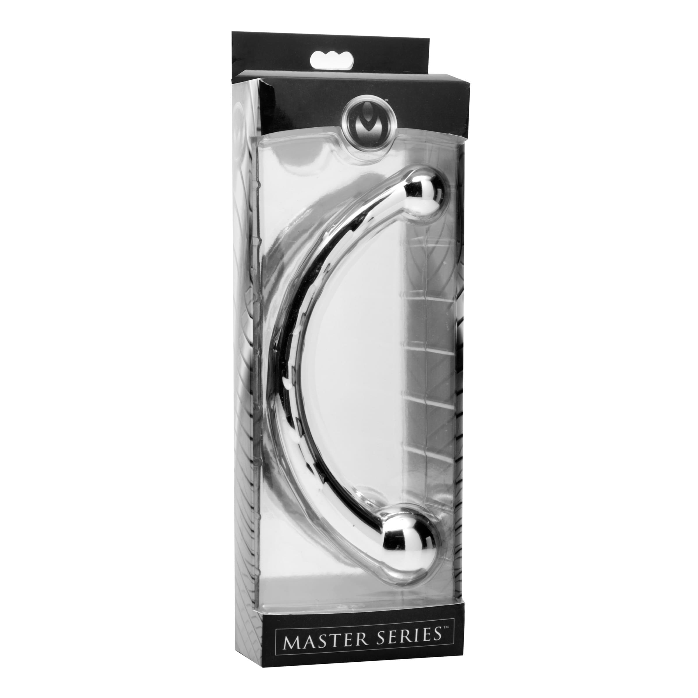 Sensual Moments The Chrome Crescent Dual Ended Dildo, photo 3