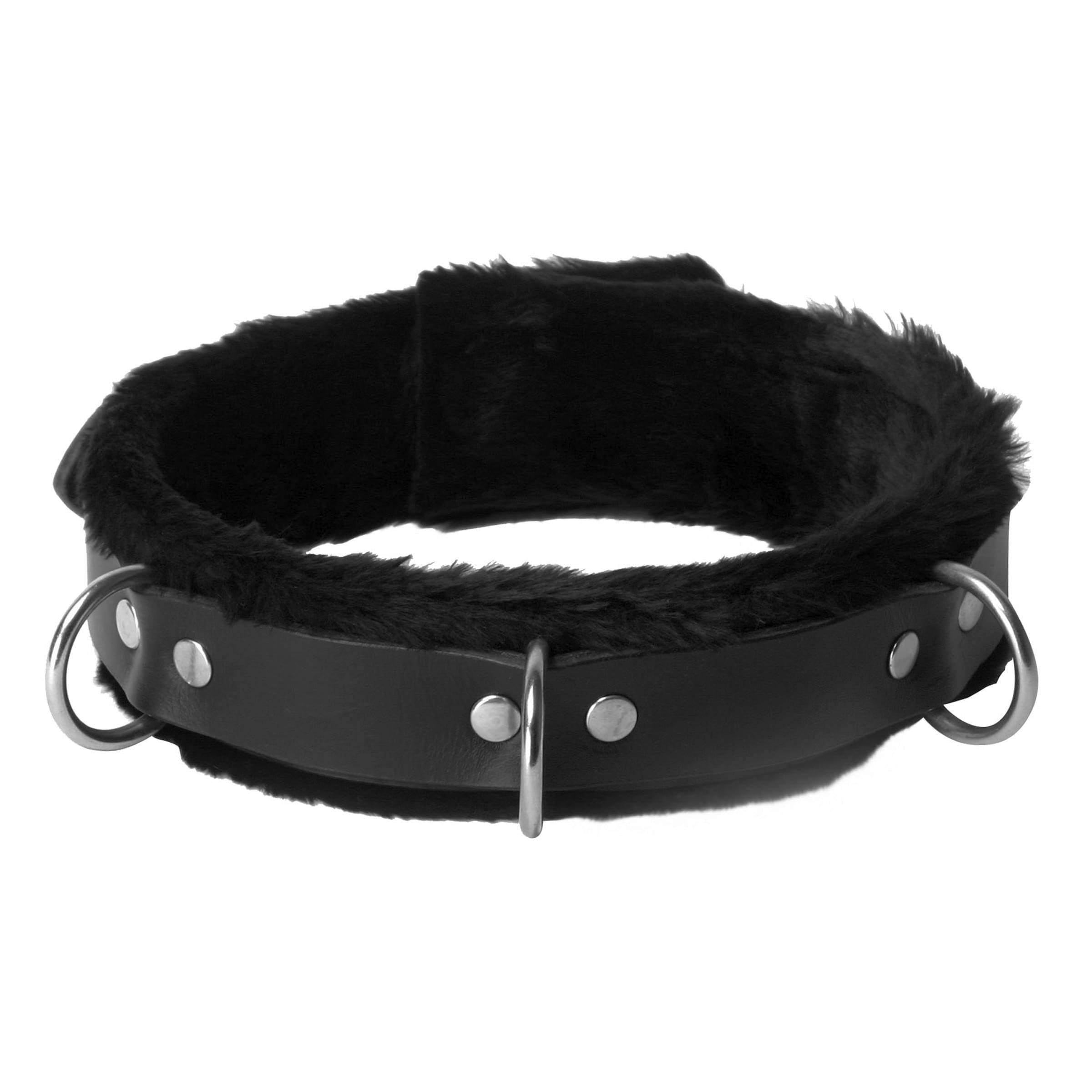 Sensual Moments Fur Lined Leather Bondage Essentials Kit, photo 3