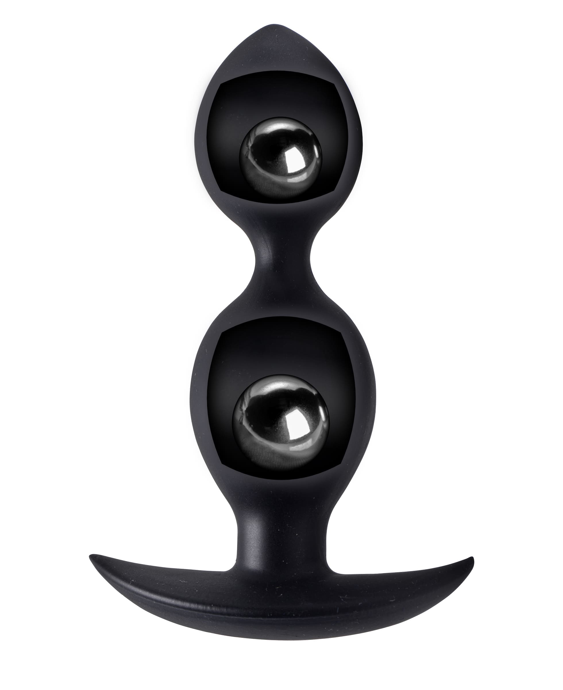 Sensual Moments Orbs Steel Weighted Duotone Silicone Anal Plug, photo 3