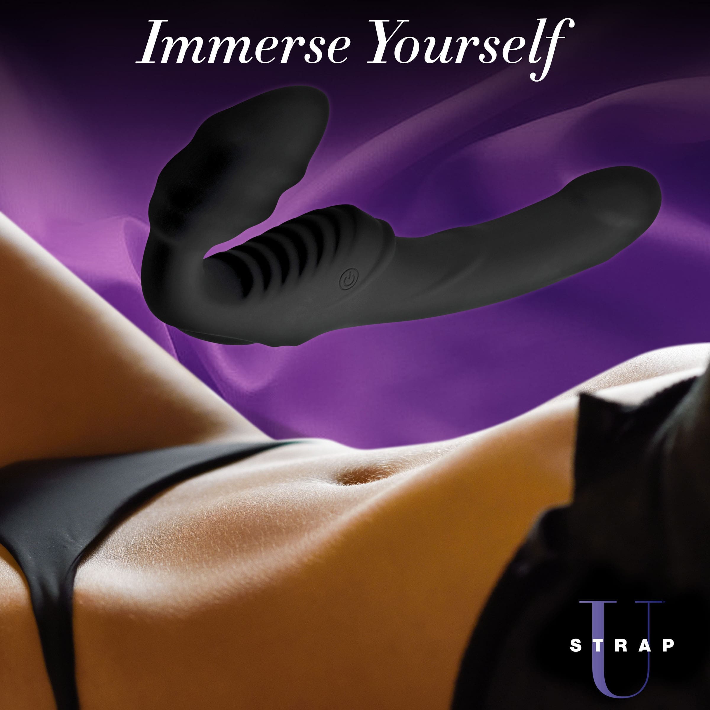 Sensual Moments Pro Rider 9X Vibrating Silicone Strapless Strap On with Remote Control, photo 3