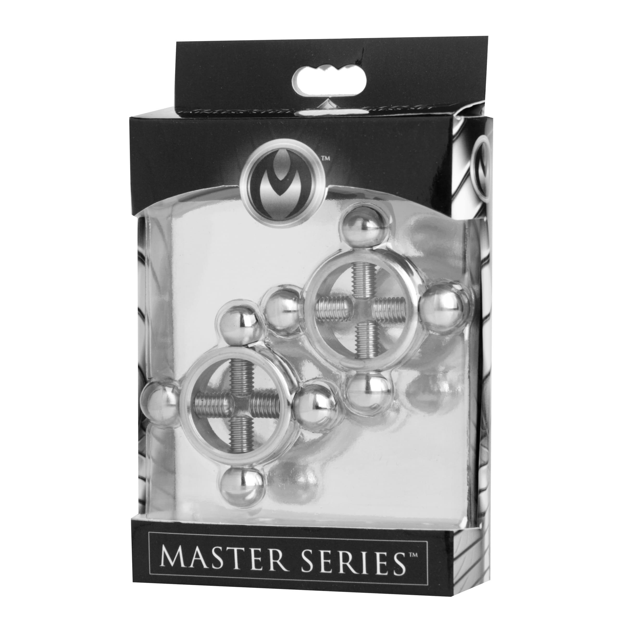 Sensual Moments Stainless Steel Rings of Fire Nipple Press Set, photo 4
