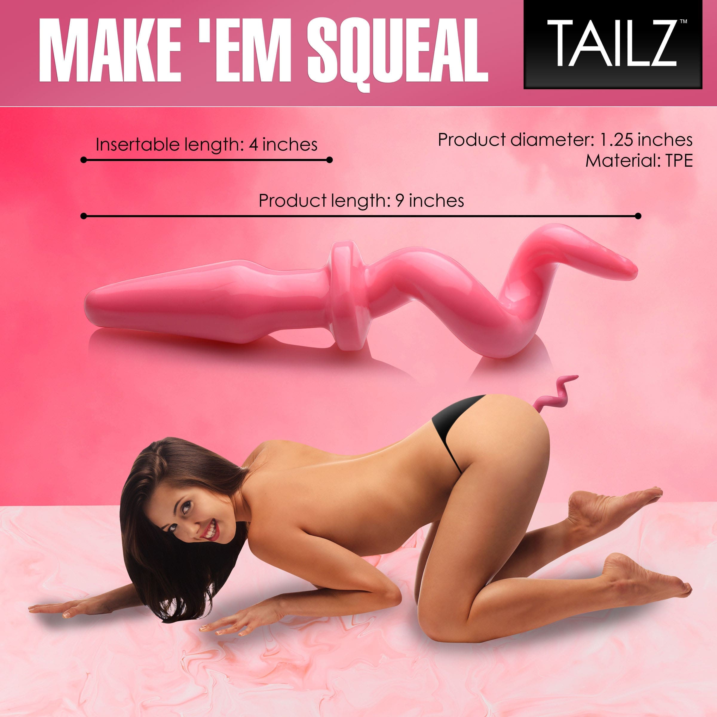 Sensual Moments Piggy Tail Anal Plug, photo 4
