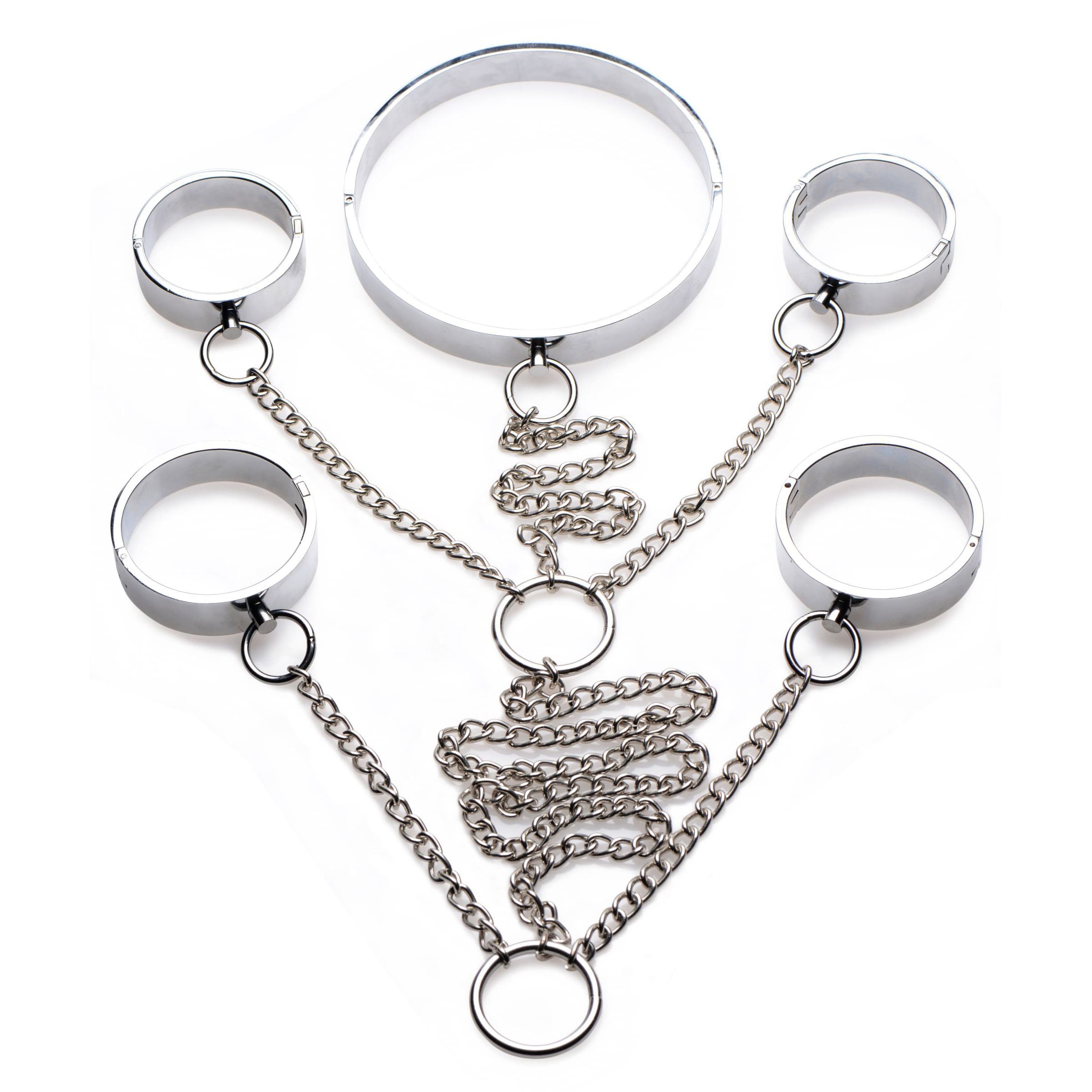 Sensual Moments 5 Piece Stainless Steel Shackle Set, photo 4