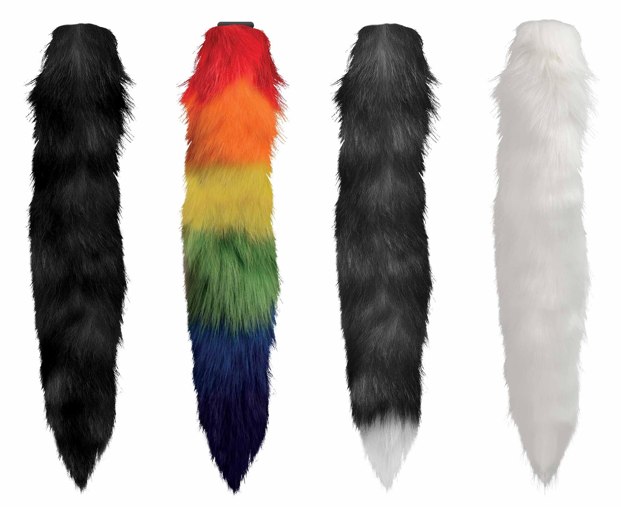 Sensual Moments Interchangeable Rainbow Fox Tail, photo 4